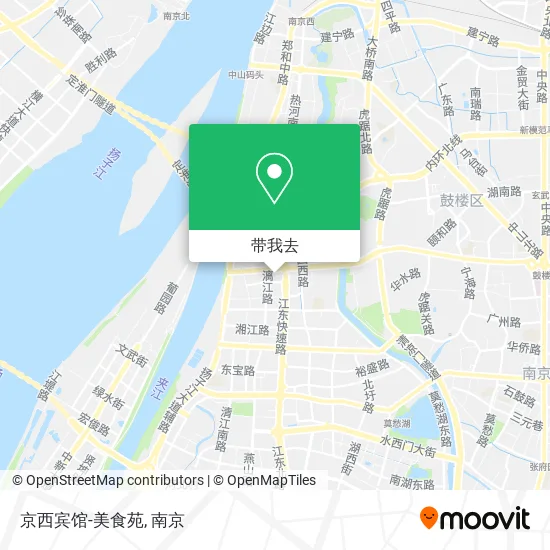 京西宾馆-美食苑地图