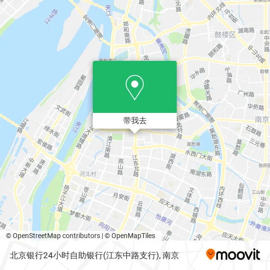 北京银行24小时自助银行(江东中路支行)地图