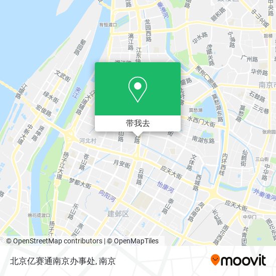 北京亿赛通南京办事处地图