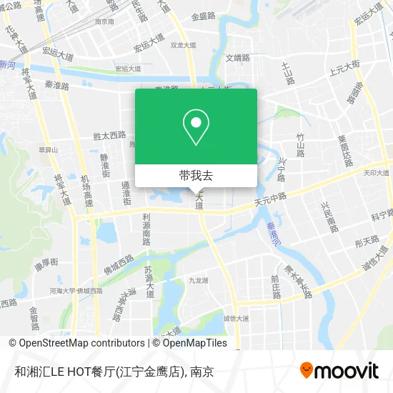 和湘汇LE HOT餐厅(江宁金鹰店)地图