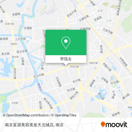 南京富源美容美发天元城店地图