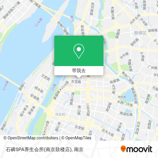 石磷SPA养生会所(南京鼓楼店)地图