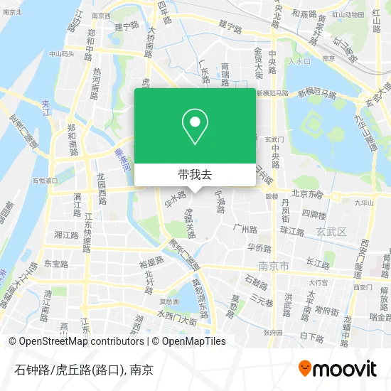 石钟路/虎丘路(路口)地图