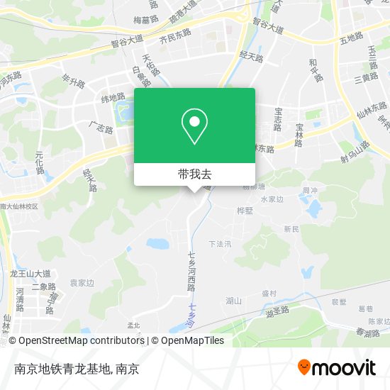 南京地铁青龙基地地图