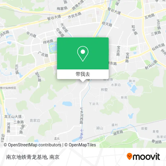 南京地铁青龙基地地图