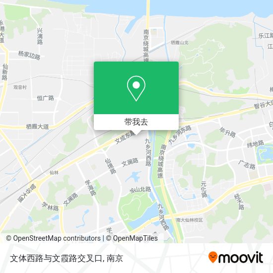 文体西路与文霞路交叉口地图