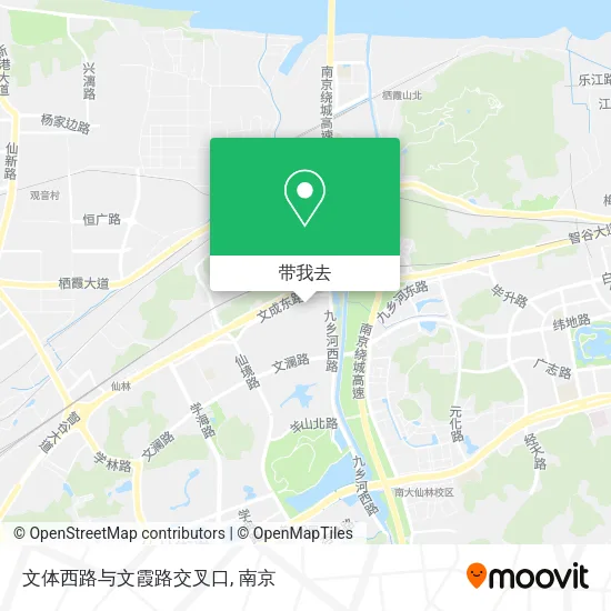 文体西路与文霞路交叉口地图