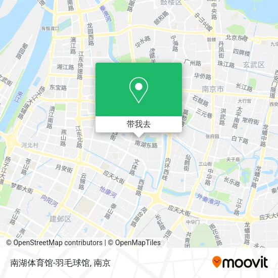 南湖体育馆-羽毛球馆地图