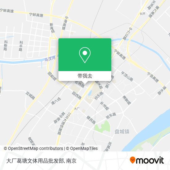 大厂葛塘文体用品批发部地图