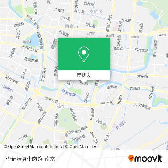 李记清真牛肉馆地图