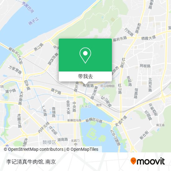 李记清真牛肉馆地图