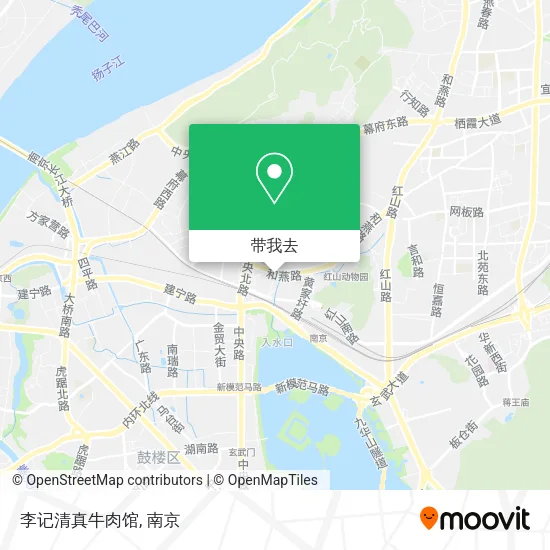 李记清真牛肉馆地图