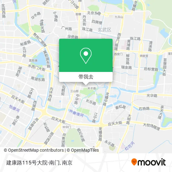 建康路115号大院-南门地图
