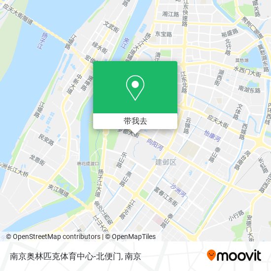 南京奥林匹克体育中心-北便门地图