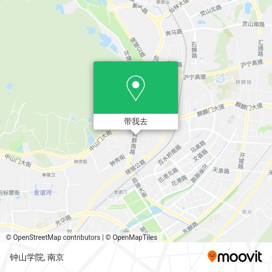 钟山学院地图