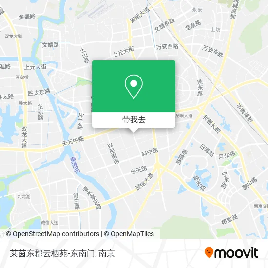 莱茵东郡云栖苑-东南门地图
