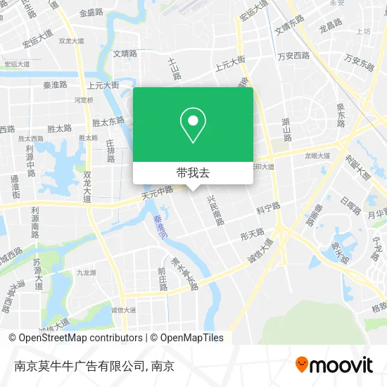 南京莫牛牛广告有限公司地图