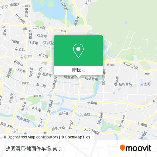 孜图酒店-地面停车场地图