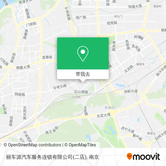 丽车源汽车服务连锁有限公司(二店)地图
