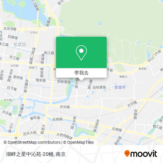 湖畔之星中沁苑-20幢地图