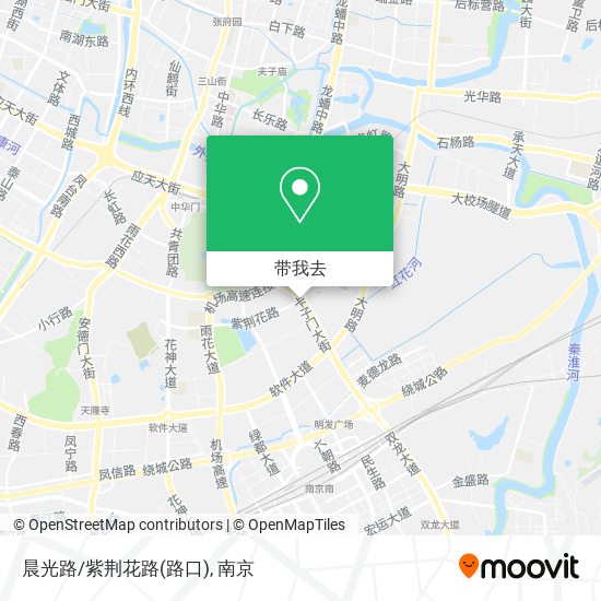 晨光路/紫荆花路(路口)地图