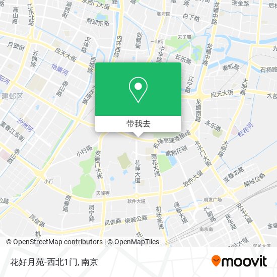 花好月苑-西北1门地图