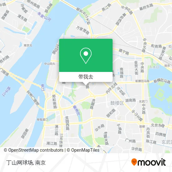 丁山网球场地图