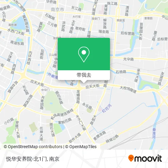 悦华安养院-北1门地图