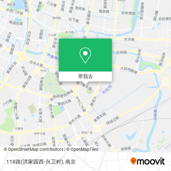 118路(洪家园西-兴卫村)地图