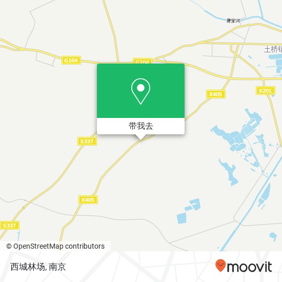 西城林场地图