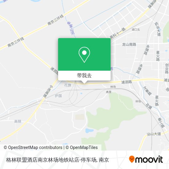 格林联盟酒店南京林场地铁站店-停车场地图