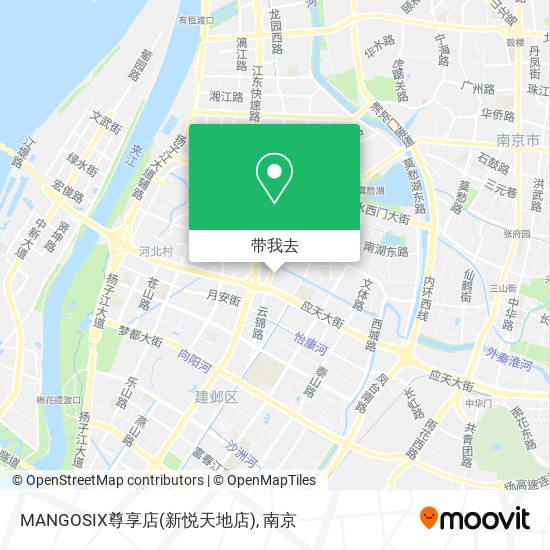 MANGOSIX尊享店(新悦天地店)地图