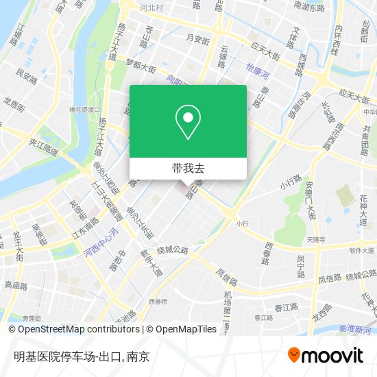 明基医院停车场-出口地图