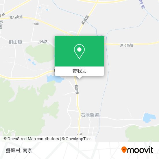 蟹塘村地图