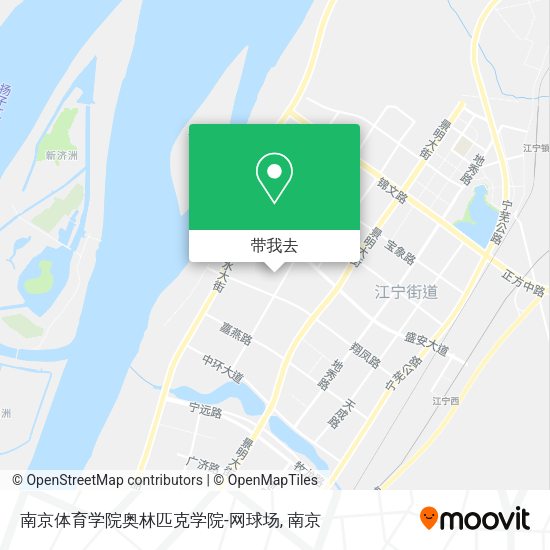 南京体育学院奥林匹克学院-网球场地图