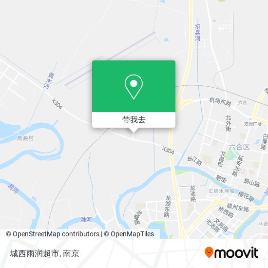 城西雨润超市地图