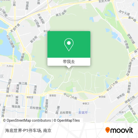海底世界-P1停车场地图
