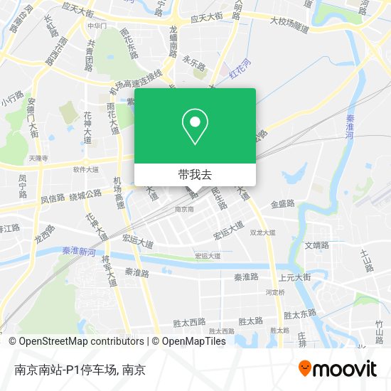 南京南站-P1停车场地图