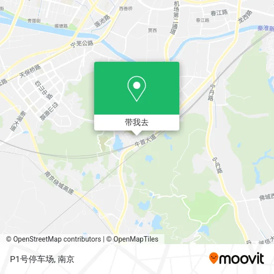 P1号停车场地图
