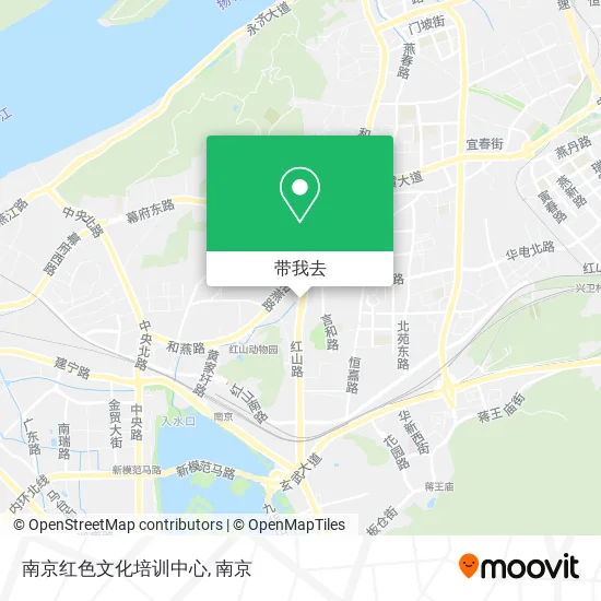 南京红色文化培训中心地图