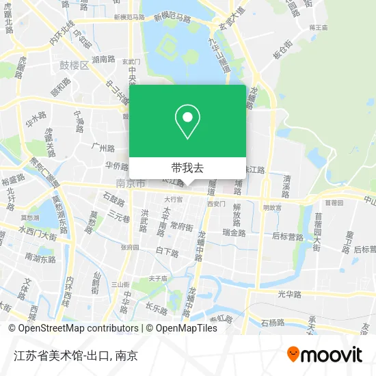 江苏省美术馆-出口地图