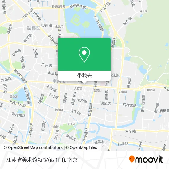 江苏省美术馆新馆(西1门)地图