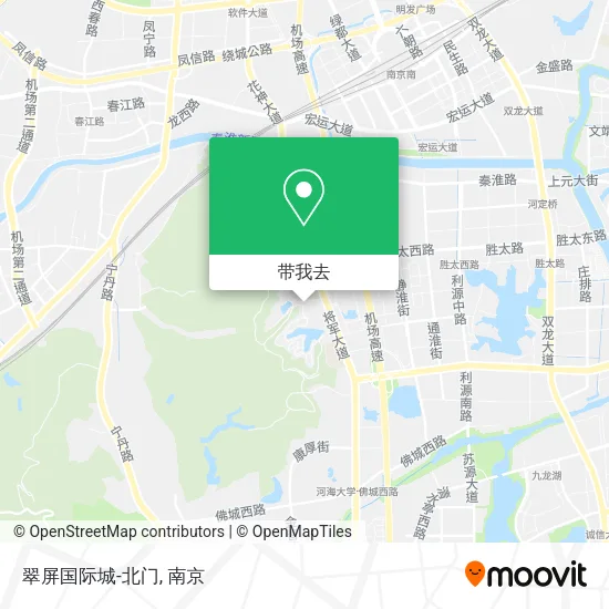 翠屏国际城-北门地图
