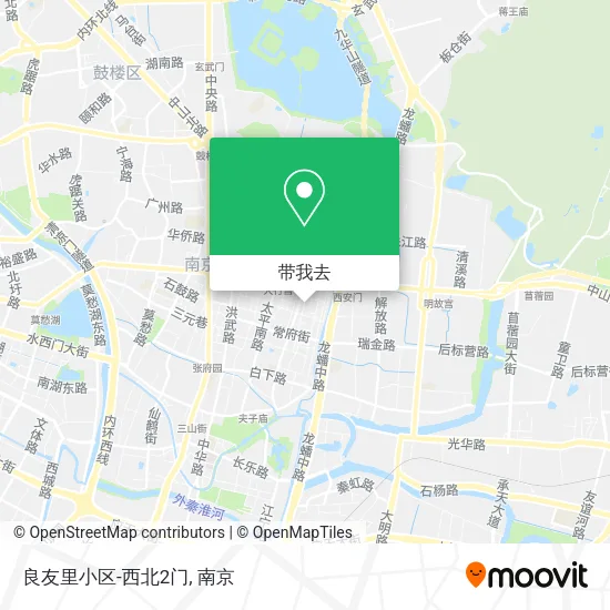 良友里小区-西北2门地图