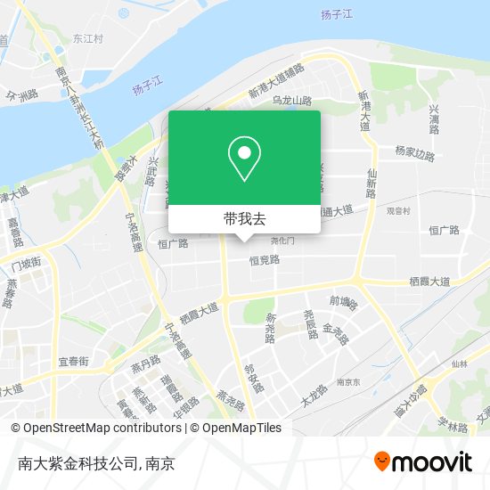 南大紫金科技公司地图