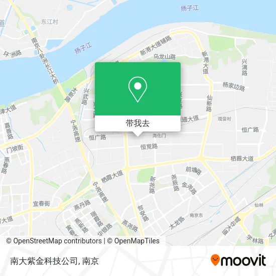 南大紫金科技公司地图