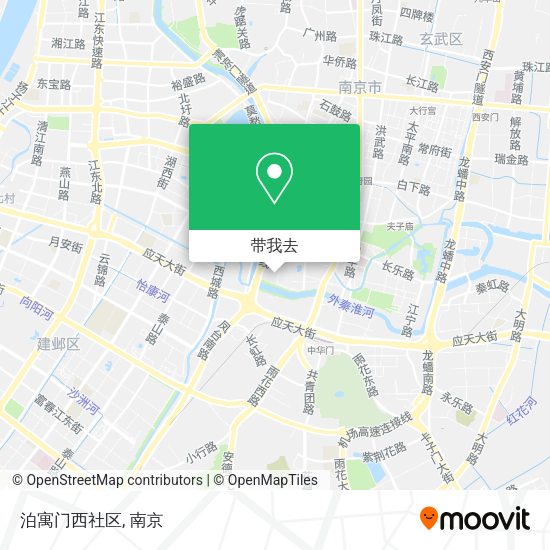 泊寓门西社区地图
