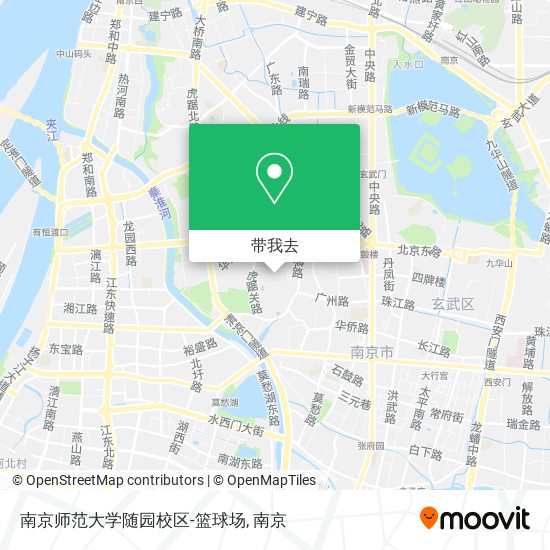 南京师范大学随园校区-篮球场地图