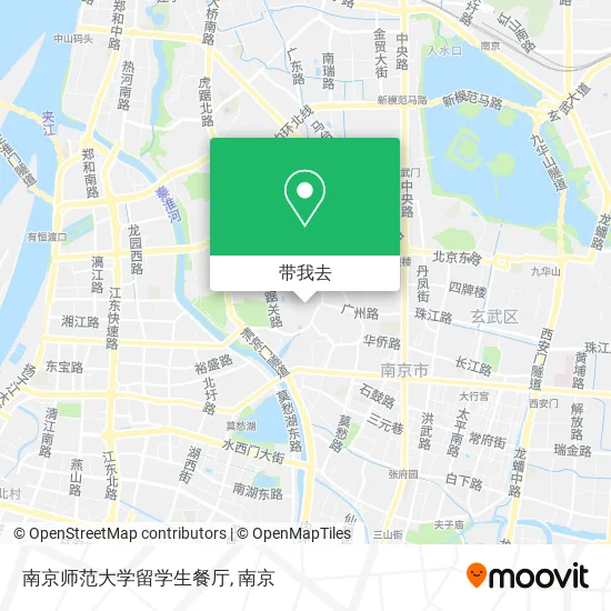 南京师范大学留学生餐厅地图