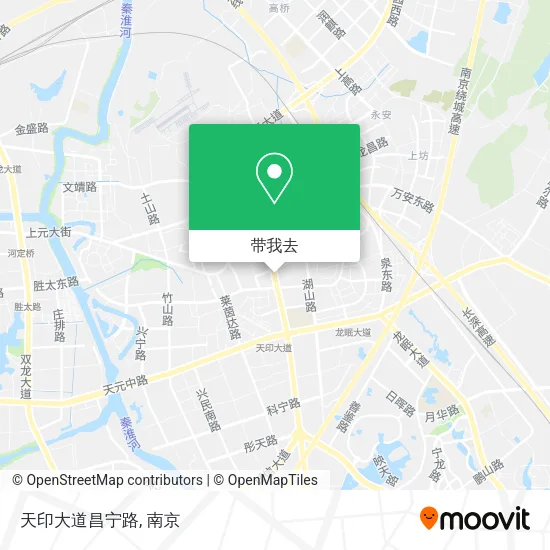 天印大道昌宁路地图
